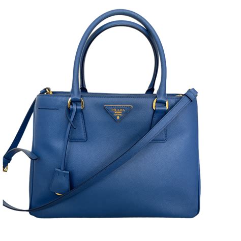 prada tasche blau kariert|Prada Galleria Taschen für Damen .